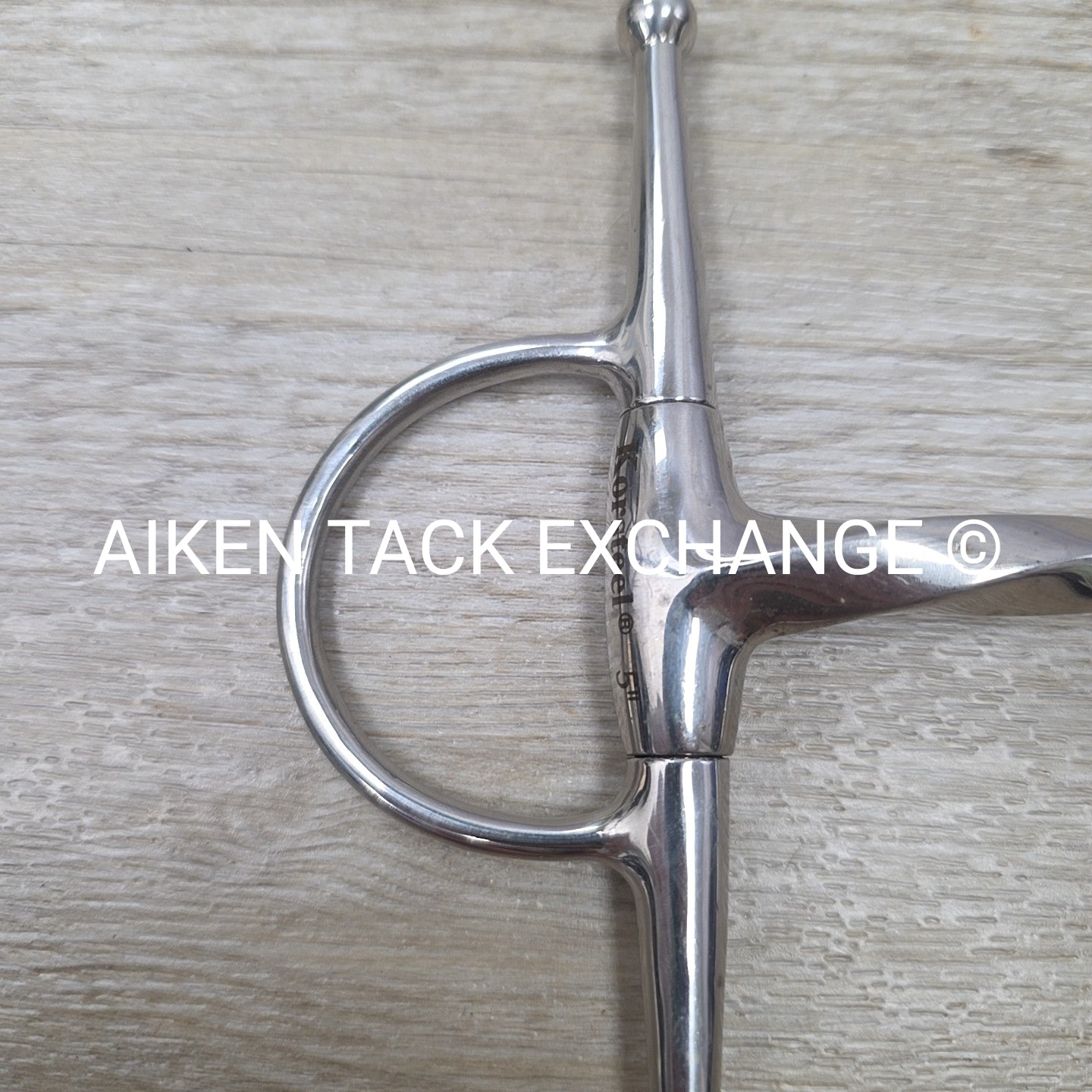 Korsteel Single Joint Slow Twist Full Cheek Bit 5"