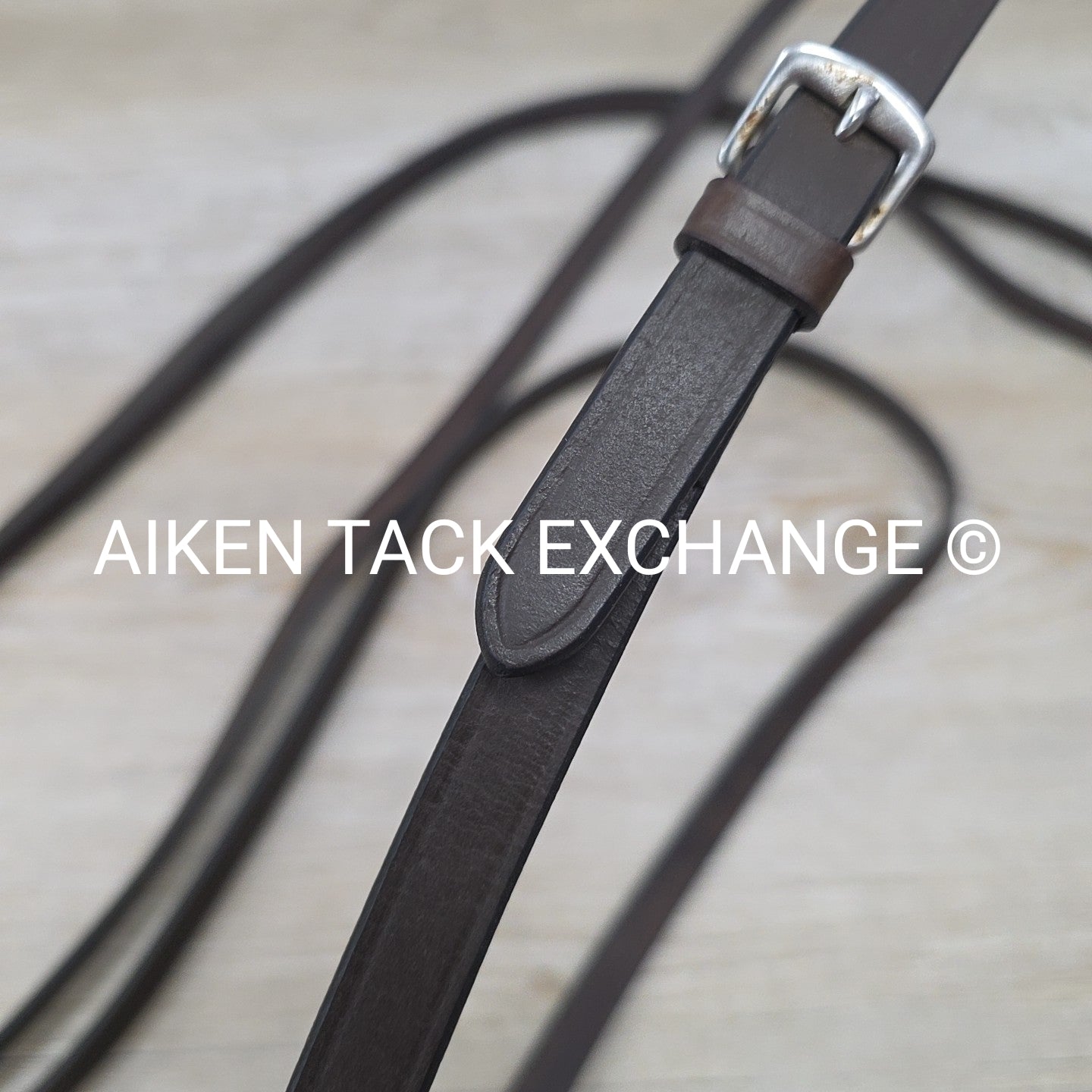 Flat Leather Draw Reins
