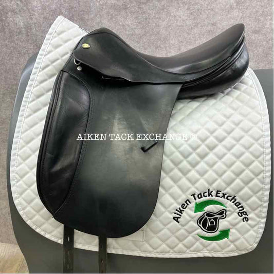 Taurus by Cobra Dressage Saddle, 17" Seat, Medium Tree, Wool Flocked Panels