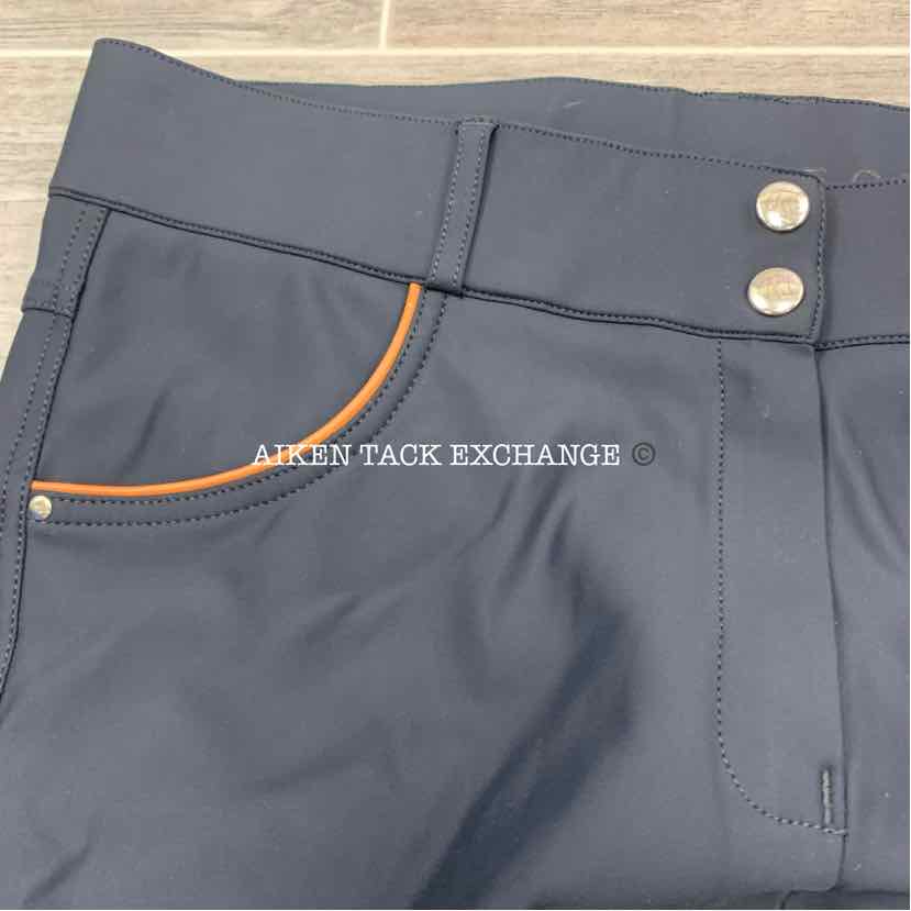KL Select Gabrielle Silicone Full Seat Breeches, Size 34