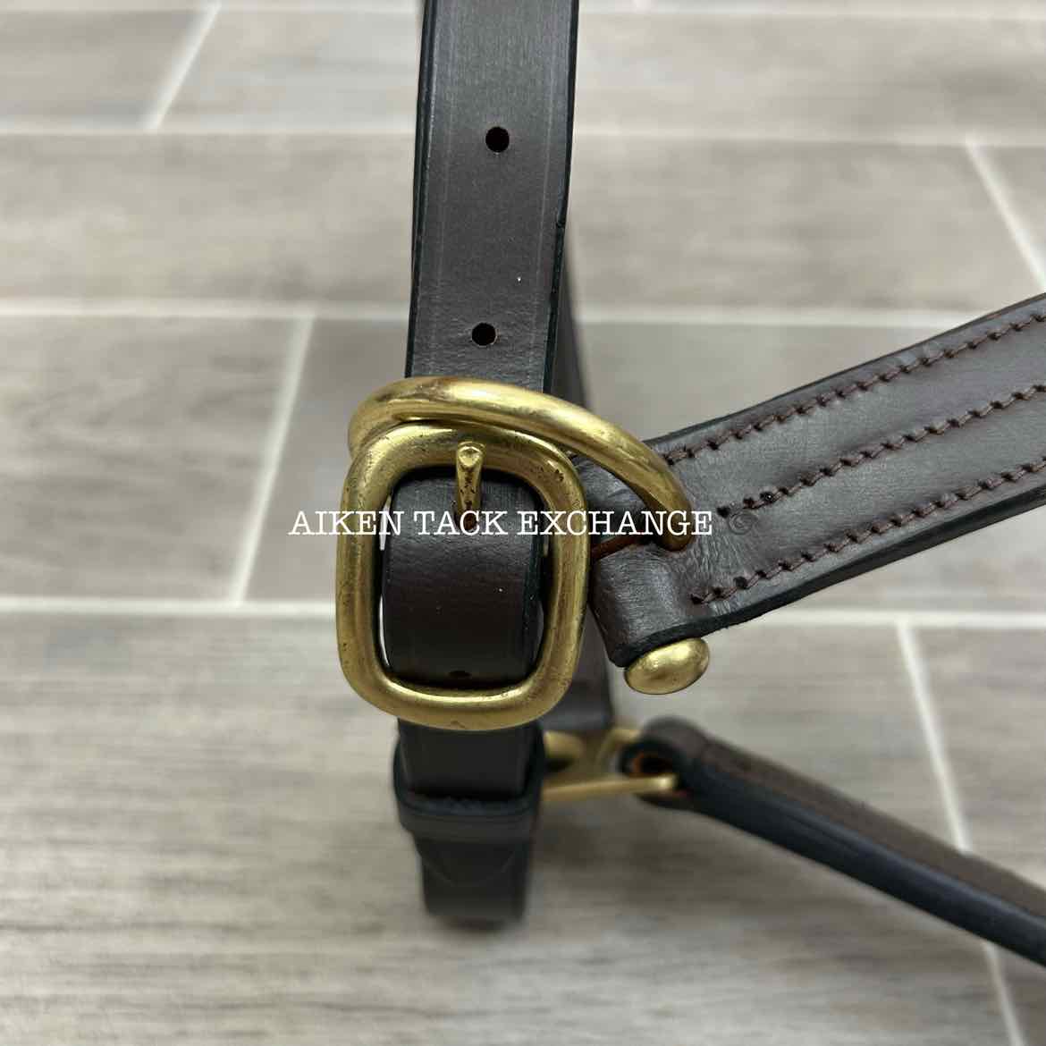 Premier Dorchester Padded Fancy Stitched Leather Halter, Size Full