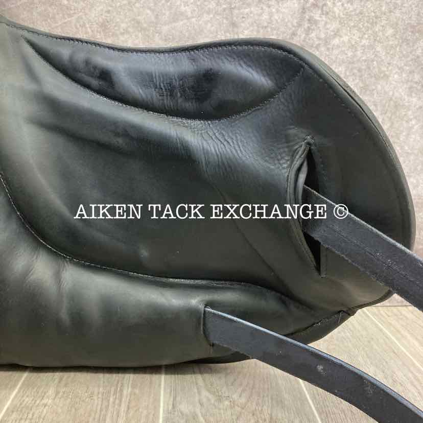 2016 Custom Saddlery Everest R Monoflap Dressage Saddle, 17.5" Seat, Adjustable