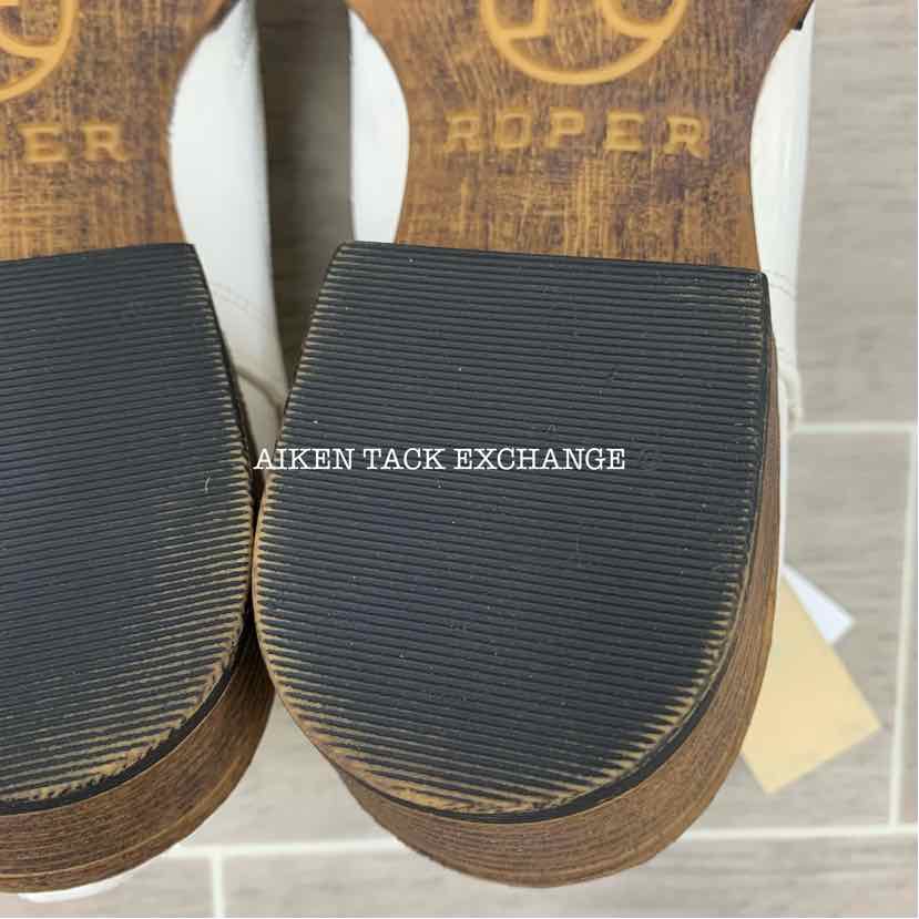 Roper Ava Open Side Western Fashion Bootie, Size 9.5