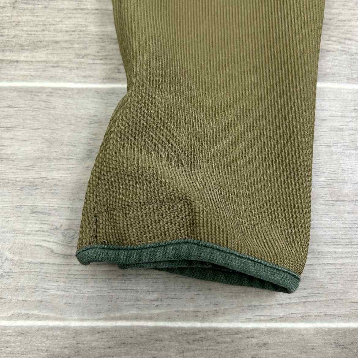 TuffRider Low-Rise Ribbed Knee Patch Breeches, Sage, Women's 26 L