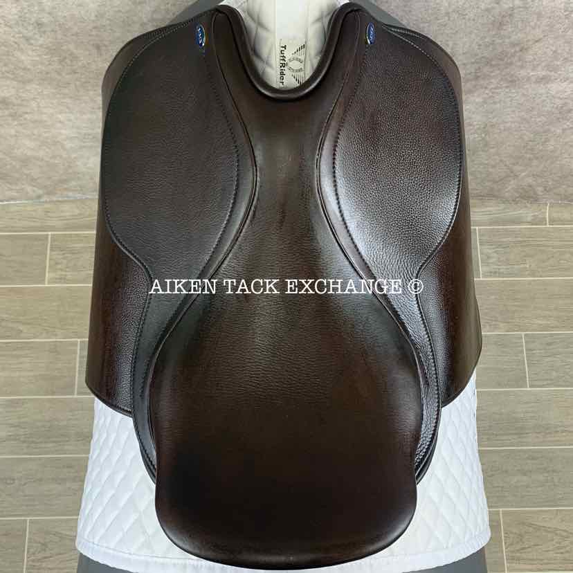 2017 Shively MMX Cut-Back Saddle Seat Show Saddle, 20" Seat, Adjustable Stirrup Bars