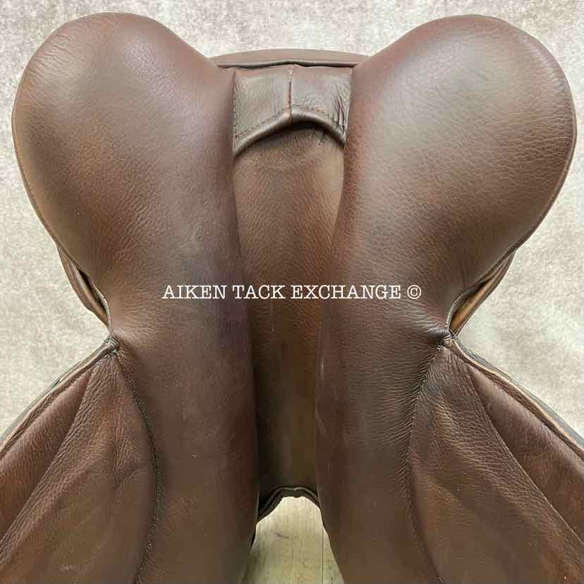 2021 Custom Saddlery Everest Monoflap Dressage Saddle, 18" Seat, Short Flap, Adjustable Tree, Wool Flocked Panels