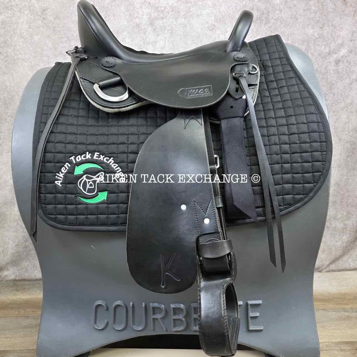 Kuda Flex Trail Saddle, 16.5" Seat, Flex Tree - Wide