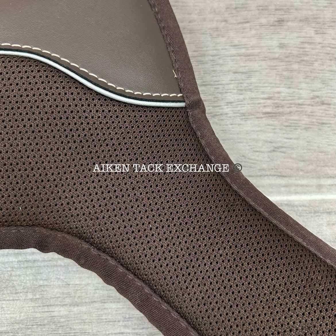 Pegasus Butterfly Rainer Dressage Girth, Brown, 28"