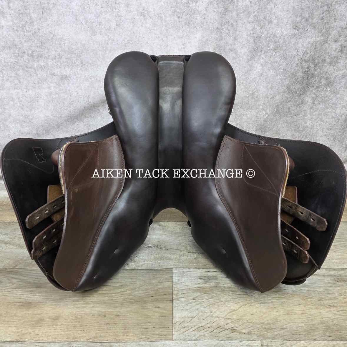 **SOLD** 2016 Prestige X-Perience Close Contact Jump Saddle, 17" Seat, 33 Tree - Medium, Wool Flocked Panels