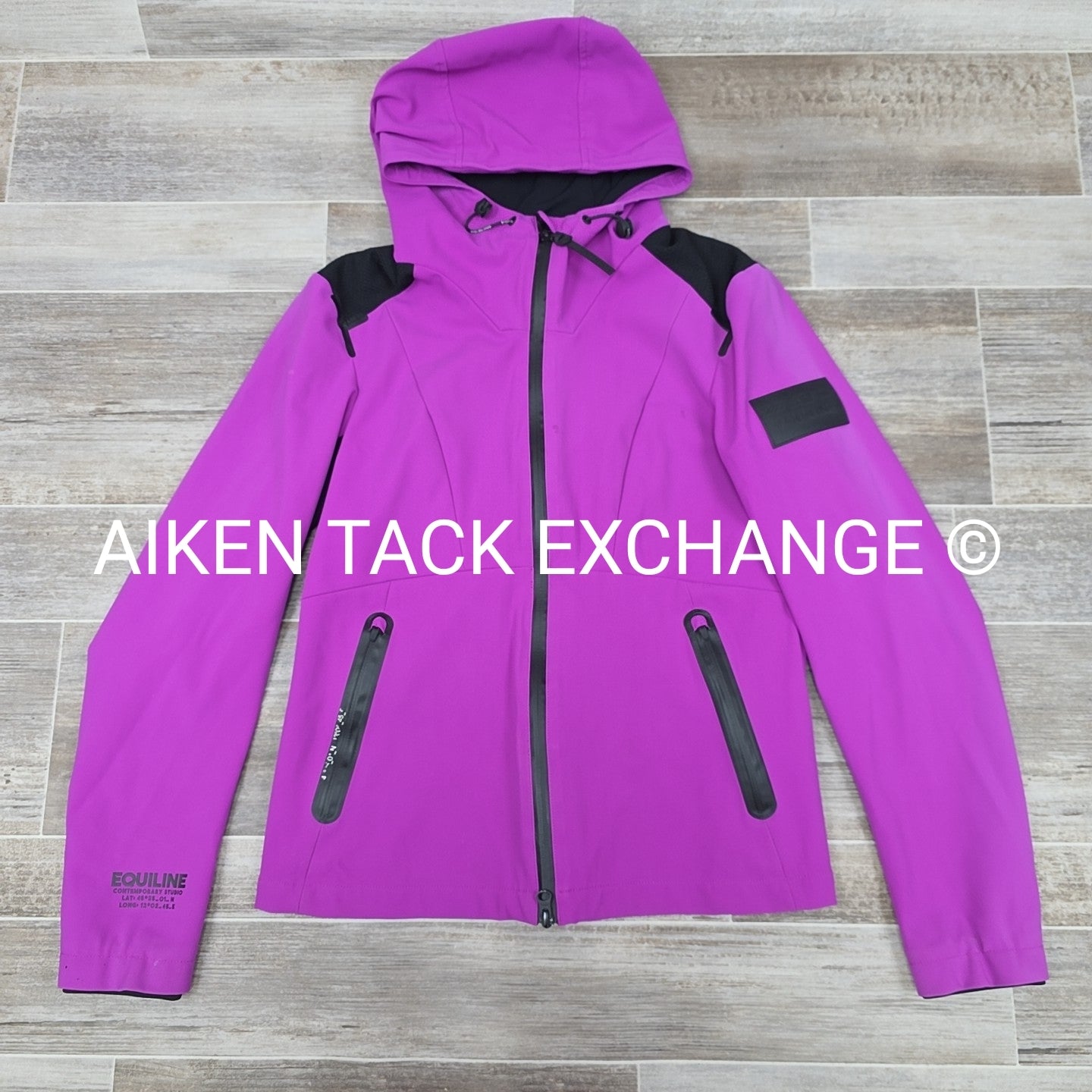 Equiline Full Zip Tech Sweatshirt, Sized Medium