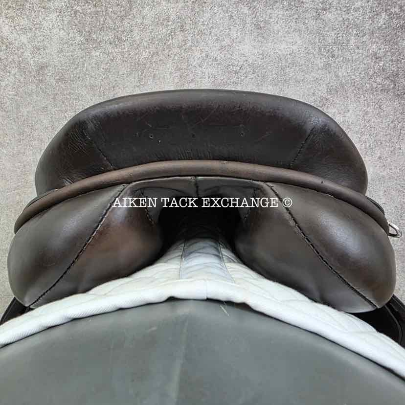Centaur by Michael Stokes Close Contact Jump Saddle, 17.5" Seat, Medium Tree, Wool Flocked Panels
