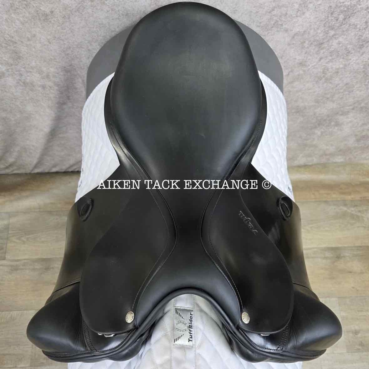 2008 Amerigo Vega Dressage Saddle, 18" Seat, M/MW Tree, Wool Flocked Panels
