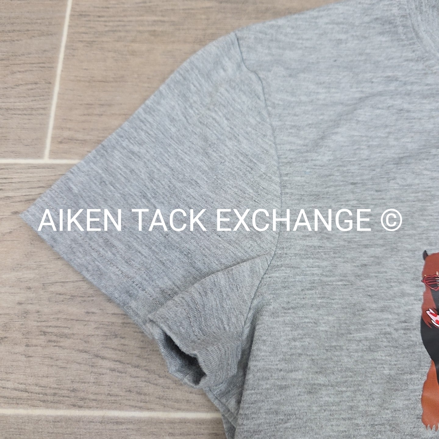 Horse Print T-Shirt, Size Small