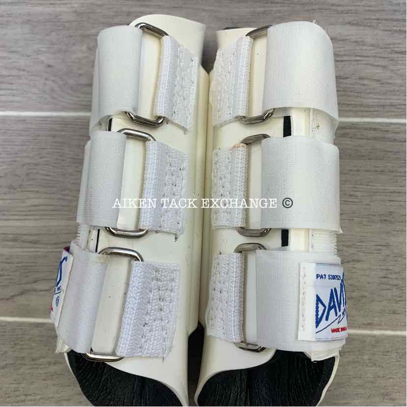 Davis Splint Boots, White, Size Small