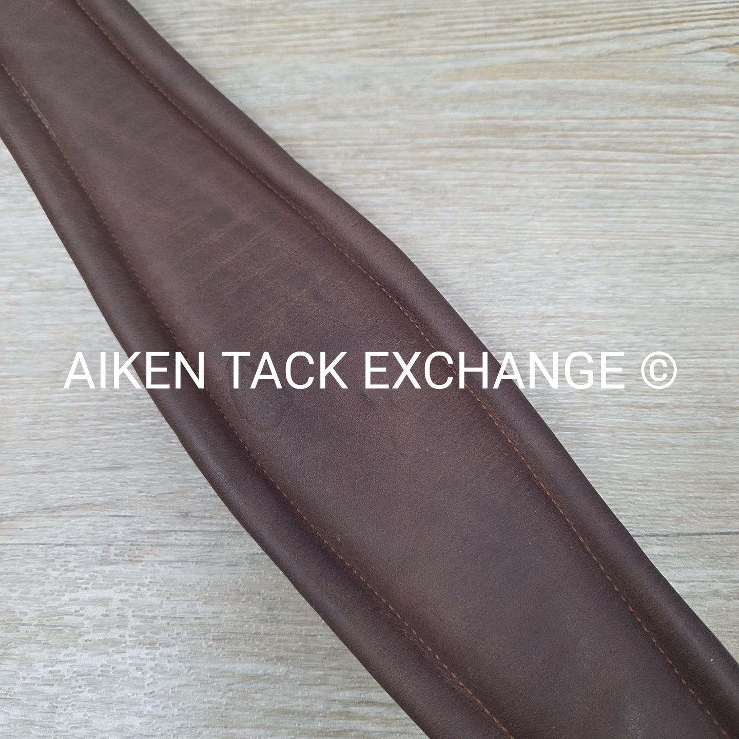 Dover Saddlery Circuit Leather Girth, Brown, 54"