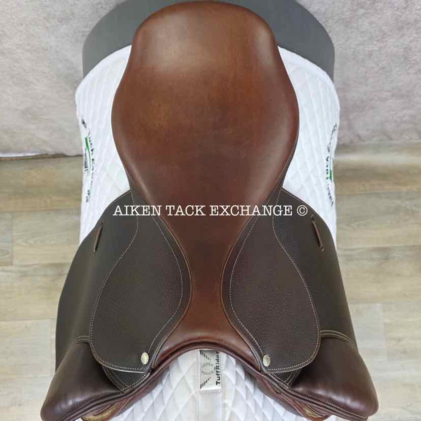 Forestier Close Contact Jump Saddle, 16.5" Seat, Medium/Medium Wide Tree, Foam Panels