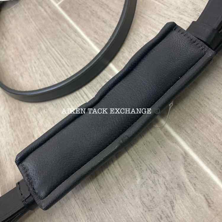 KL Select Ergonomic Flash Dressage Bridle with Bling, Black, Full, Brand New