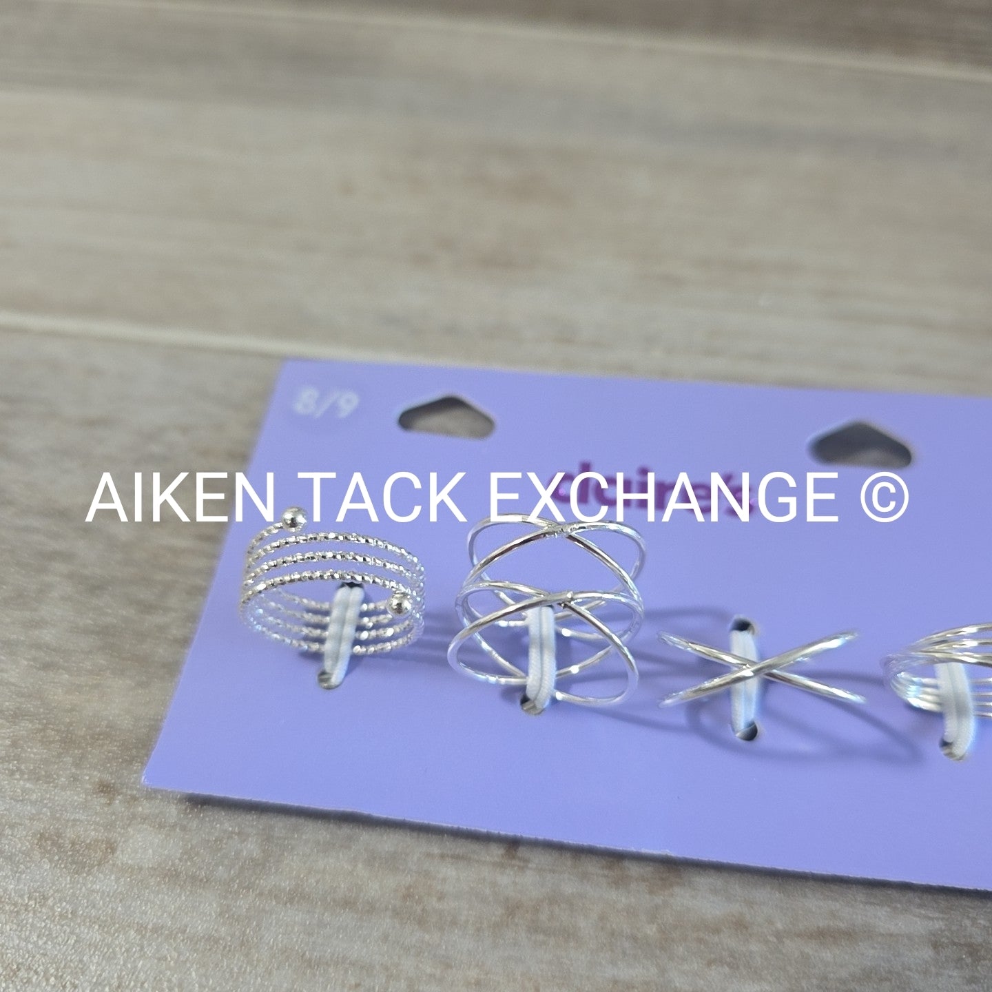 Claire's Ring Set (4) - Size 8/9