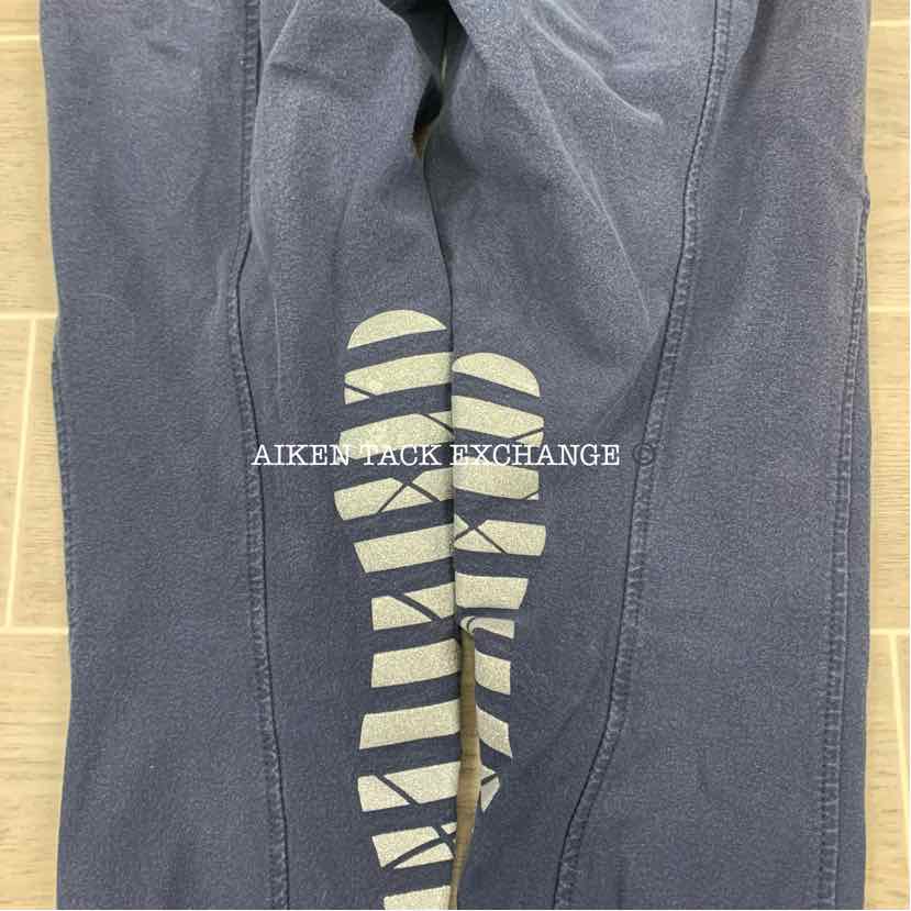 Dublin Silicone Glitter Knee Patch Breeches, Size 8