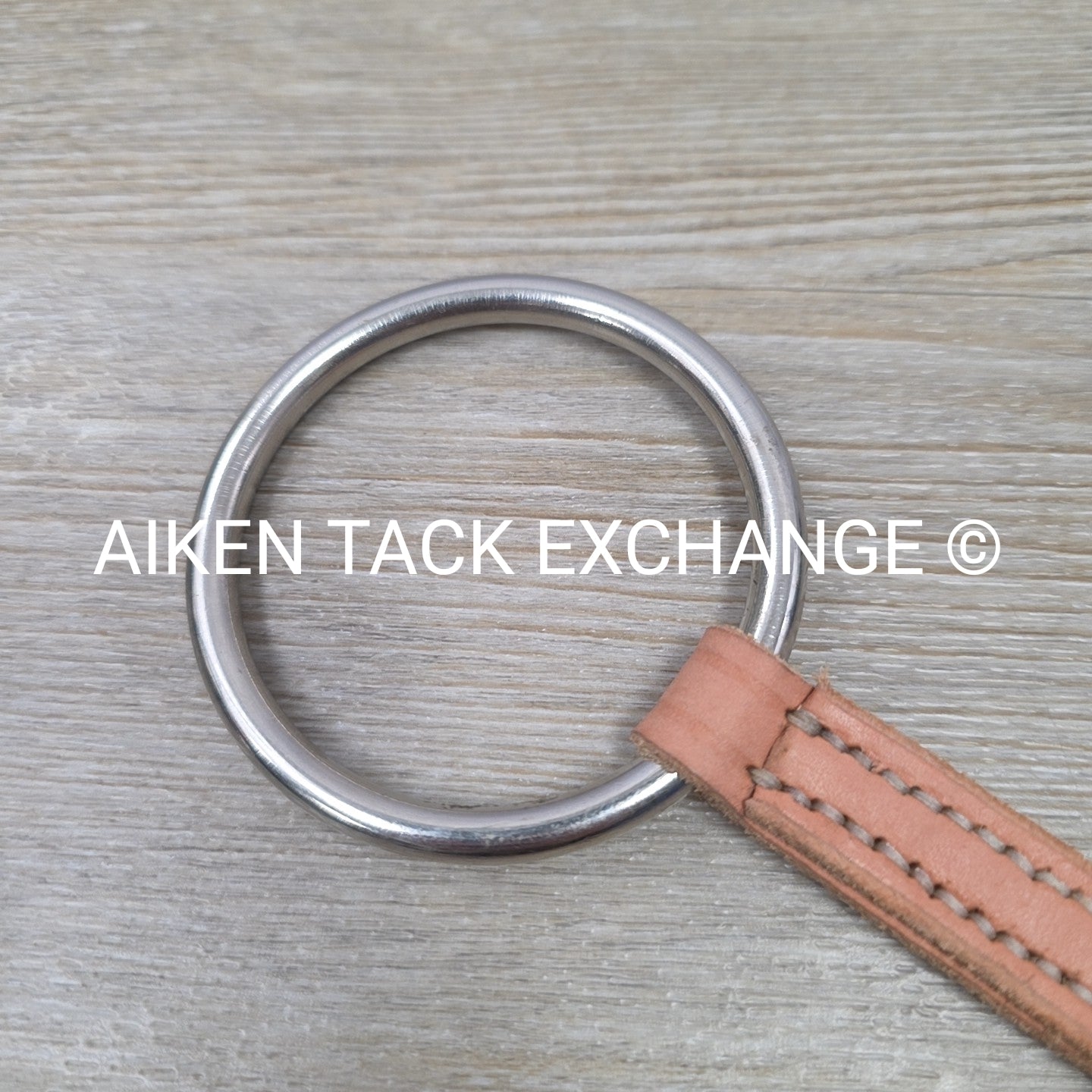 Straight Leather Loose Ring Bit 5"