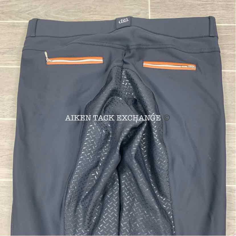 KL Select Gabrielle Silicone Full Seat Breeches, Size 34
