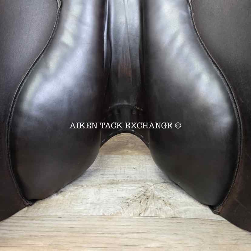 Centaur by Michael Stokes Close Contact Jump Saddle, 17.5" Seat, Medium Tree, Wool Flocked Panels
