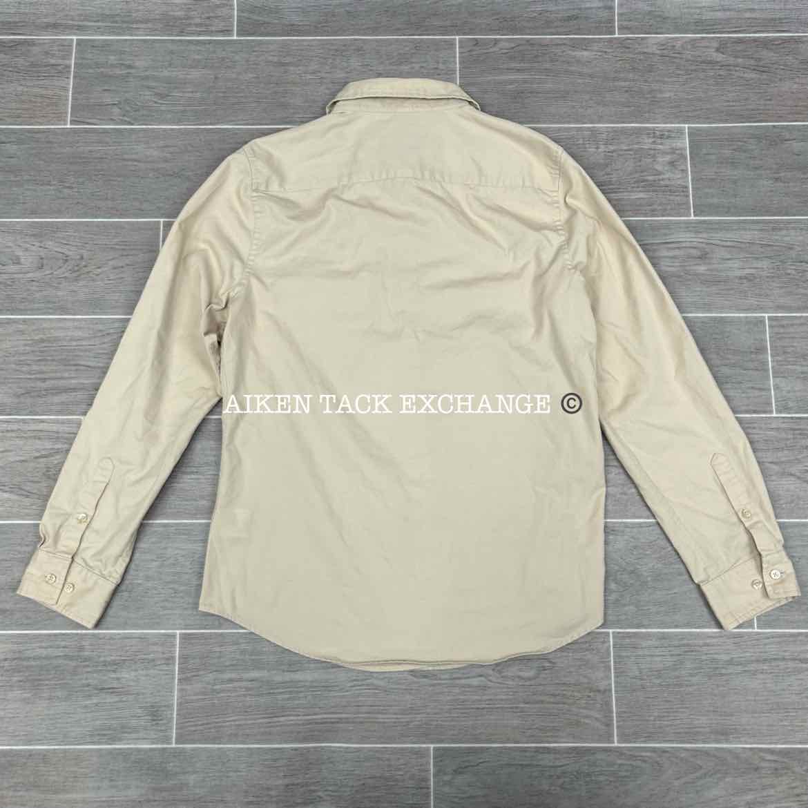 Aiken Hounds Long Sleeve Button Down Top, Size Medium