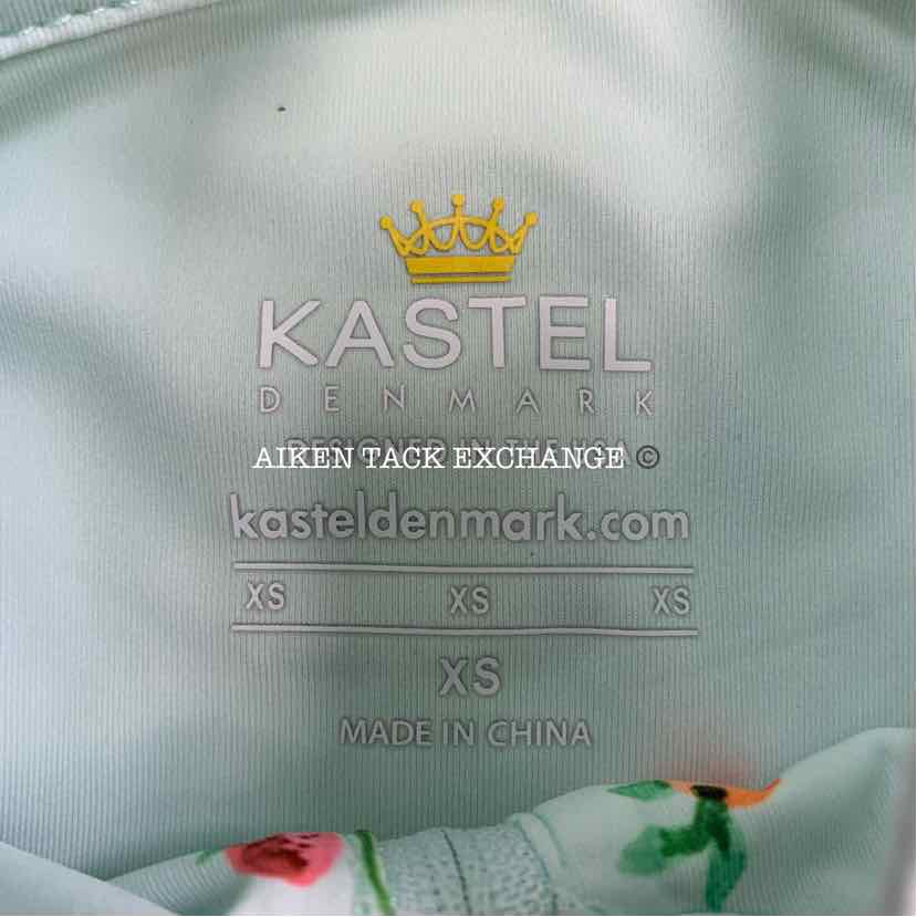 Kastel Denmark Long Sleeve Sun Shirt, Mint Picnic, Size XSmall, Brand New