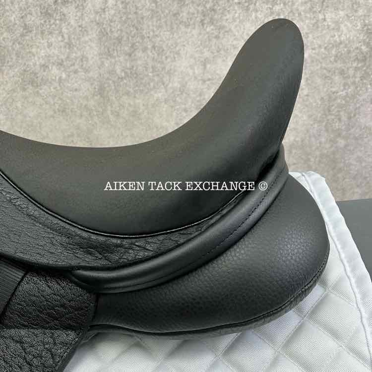 2024 Custom Saddlery Wolfgang Matrix MKII Monoflap Dressage Saddle, 17.5" Seat, Adjustable Tree, Wool Flocked Pony Panels