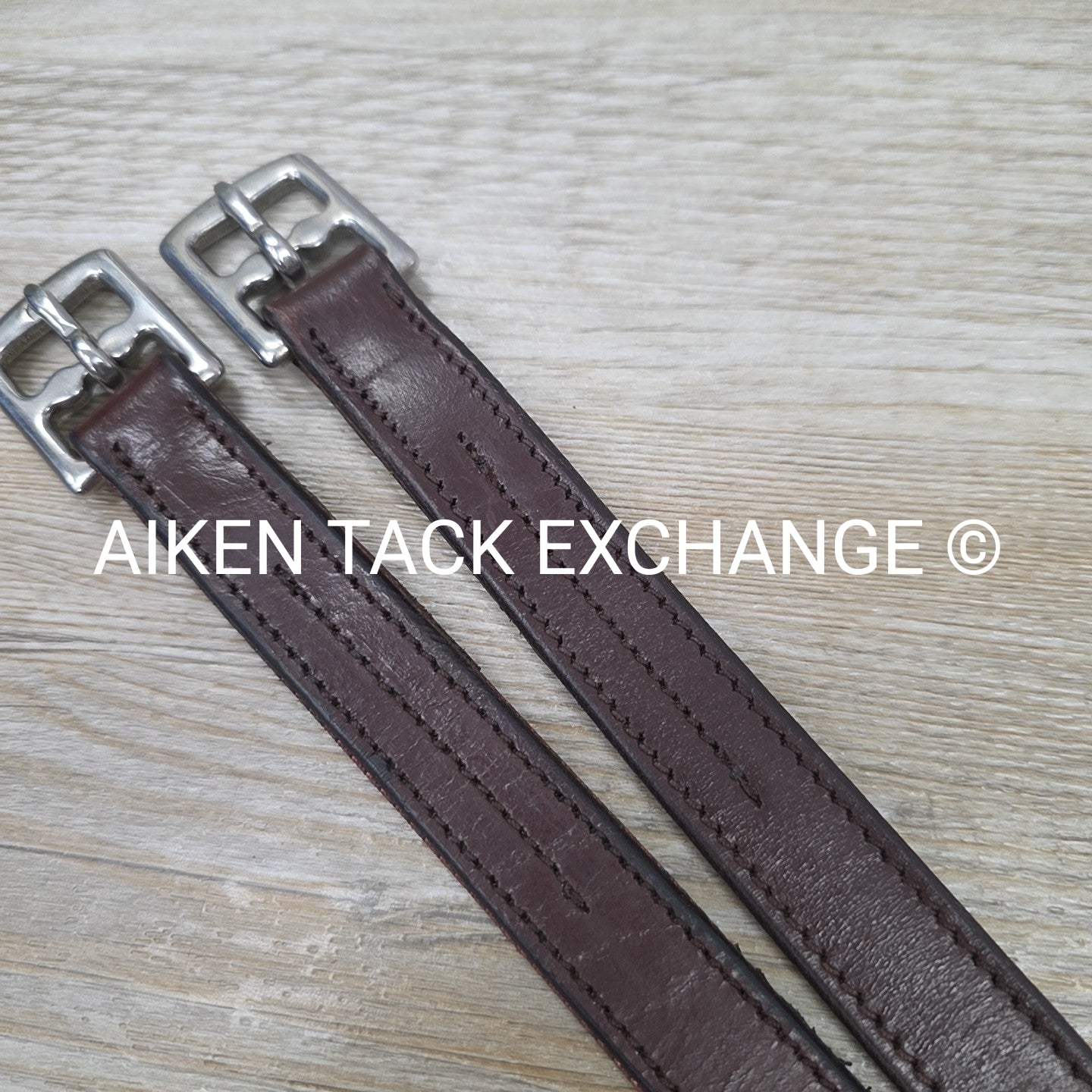 English Stirrup Leathers, Brown, Size 54"
