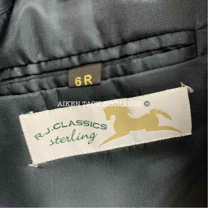 RJ Classics Eventer Dressage Coat, Size 6 R