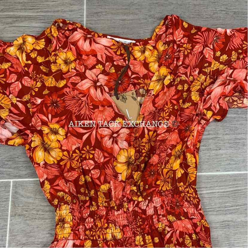 Abel the Label Short Sleeve Maxi Dress, Size XSmall, Brand New