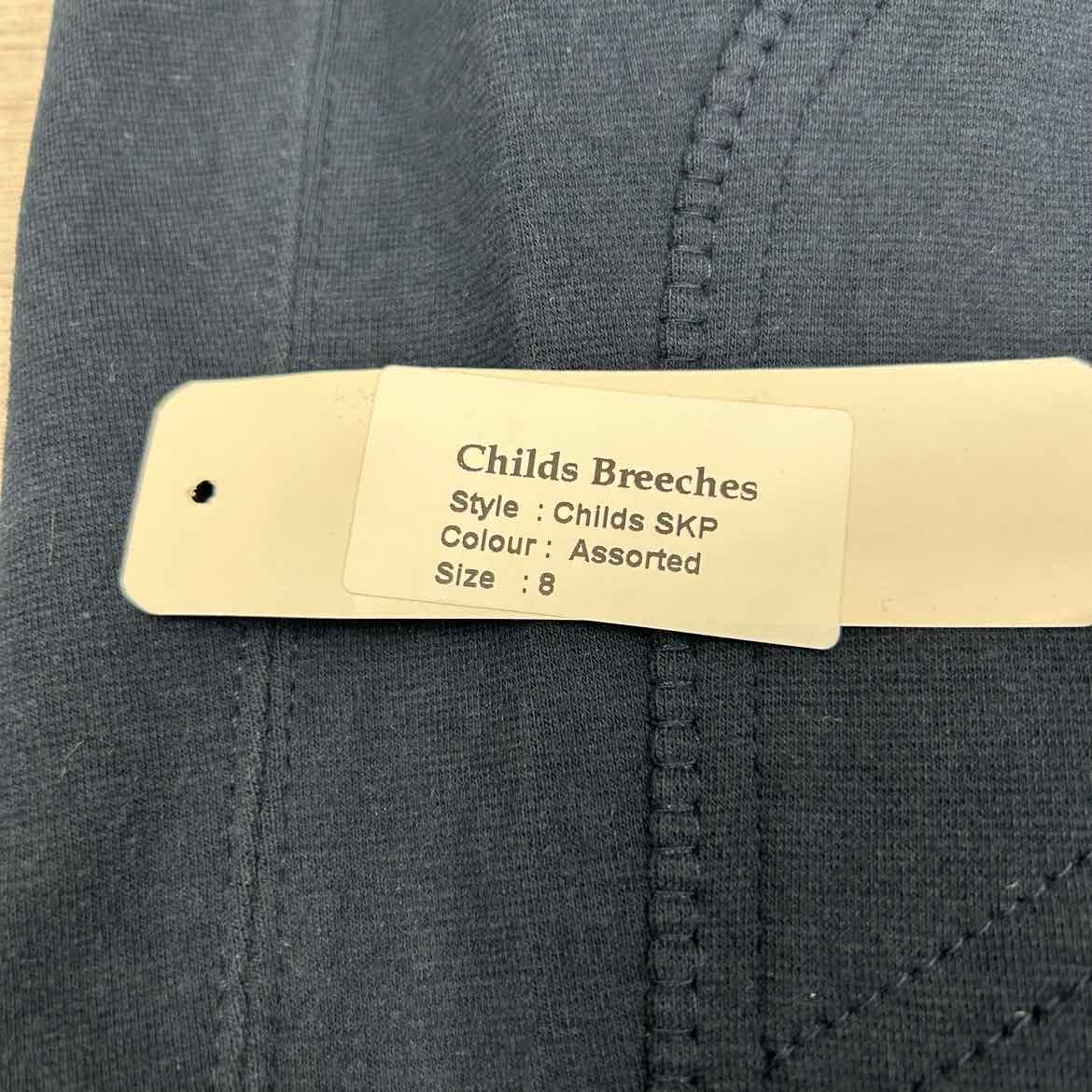 Horse Wood Children's Knee Patch Breeches, Size 8, Brand New