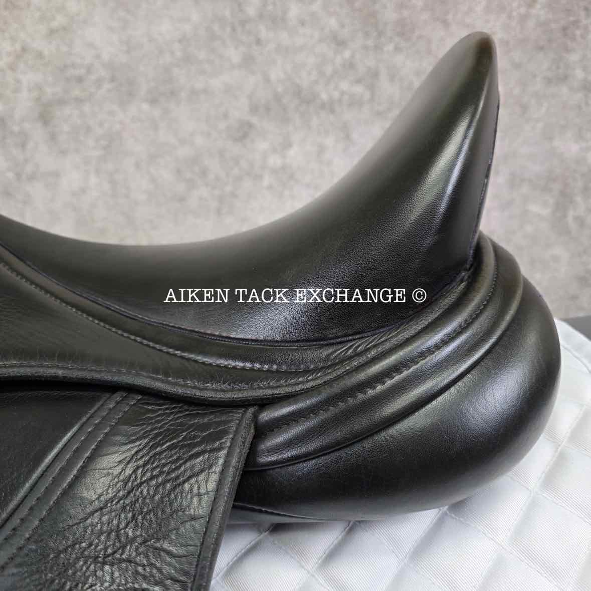 2017 Peter Horobin Stride Free Geneva Monoflap Dressage Saddle, 17.5" Seat, Extra Wide Tree, Wool Flocked Panels