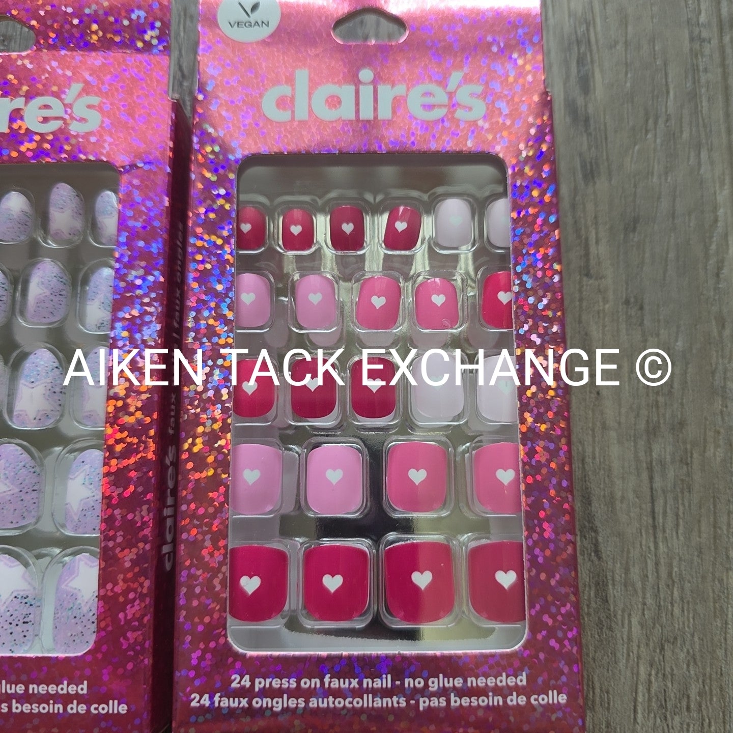 Claire's Press-On Nails (2 Sets) - 24 Count Each (48 Total)