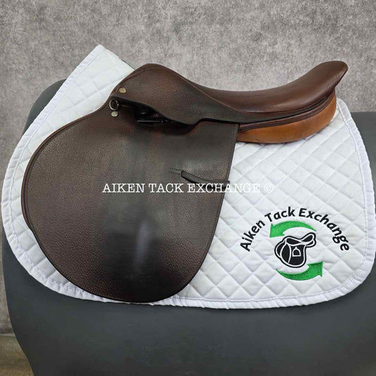 Crosby Miller's Prix Des Nations Close Contact Saddle, 17.5" Seat, Medium Tree, Foam Panels