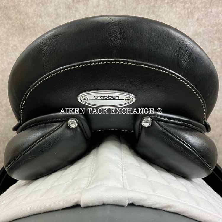 **On Trial** 2015 Stubben Genesis Deluxe CL NT Dressage Saddle, 17.5" Seat with Biomex, 28cm Tree - Medium Narrow, Wool Flocked Panels