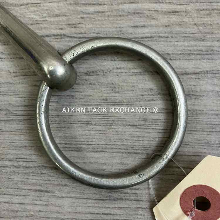 Star Steel Silver Single Joint Loose Ring Bradoon Bit 5.25"