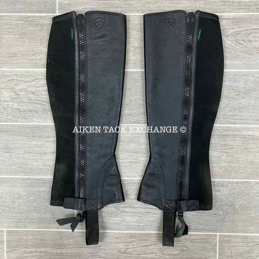 Ariat Breeze Half Chaps, Black, Size Medium