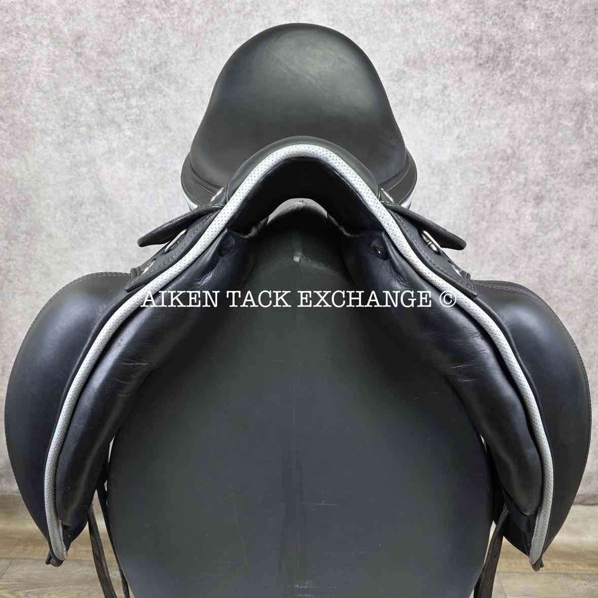 2021 Prestige Philosophy K CPS Monoflap Dressage Saddle, 18" Seat, 34 Tree - MW, Wool Flocked Panels