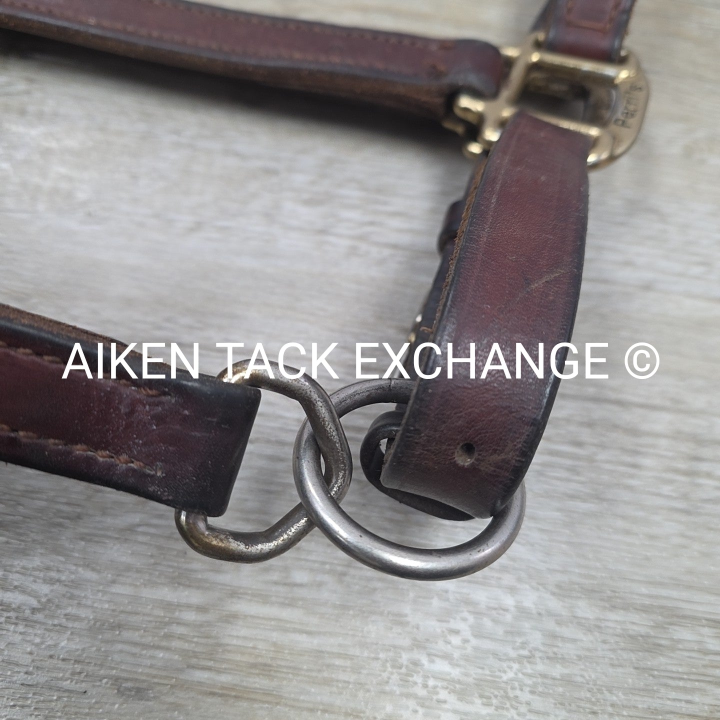 Perri's Leather Halter, Brown, Size Full