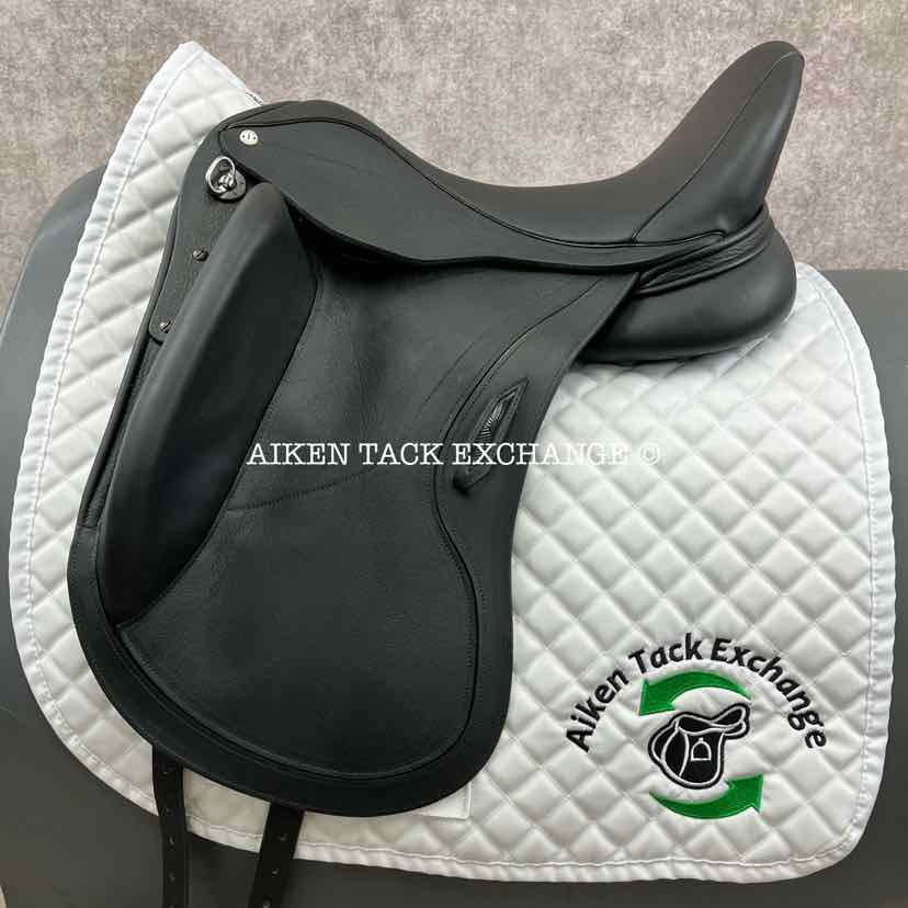 2023 Aviar Rook 2.0 Monoflap Dressage Saddle, 17.5" Seat, Adjustable Tree, Foam Panels