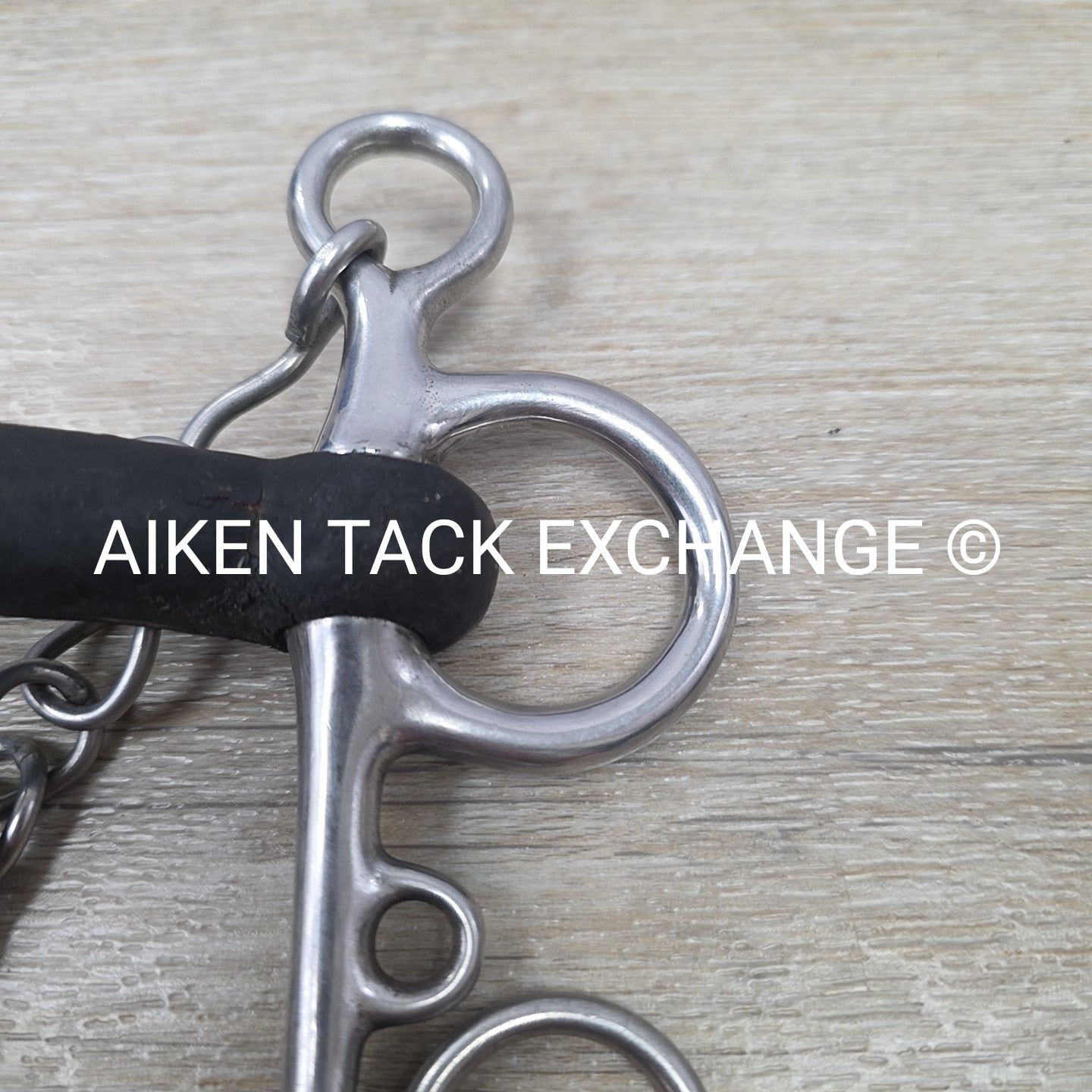 Hard Rubber Mullen Mouth Pelham Bit 5"