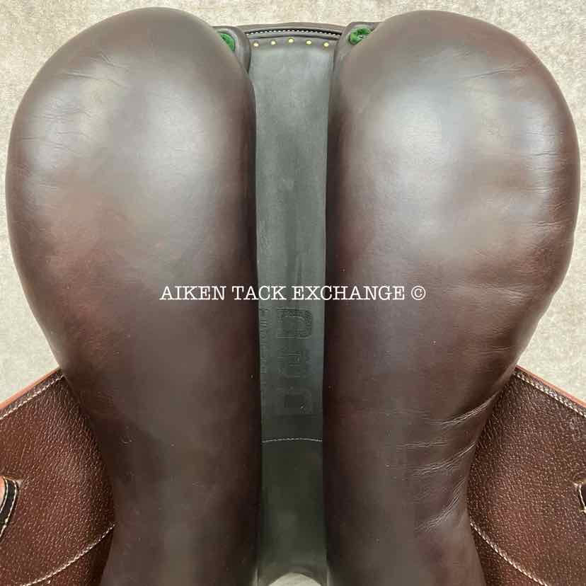 **SOLD** 2013 Devoucoux Chiberta Monoflap Jump Saddle, 18.5" Seat, 2AAR Flap, Medium Tree, Wool Flocked, Full Buffalo Leather