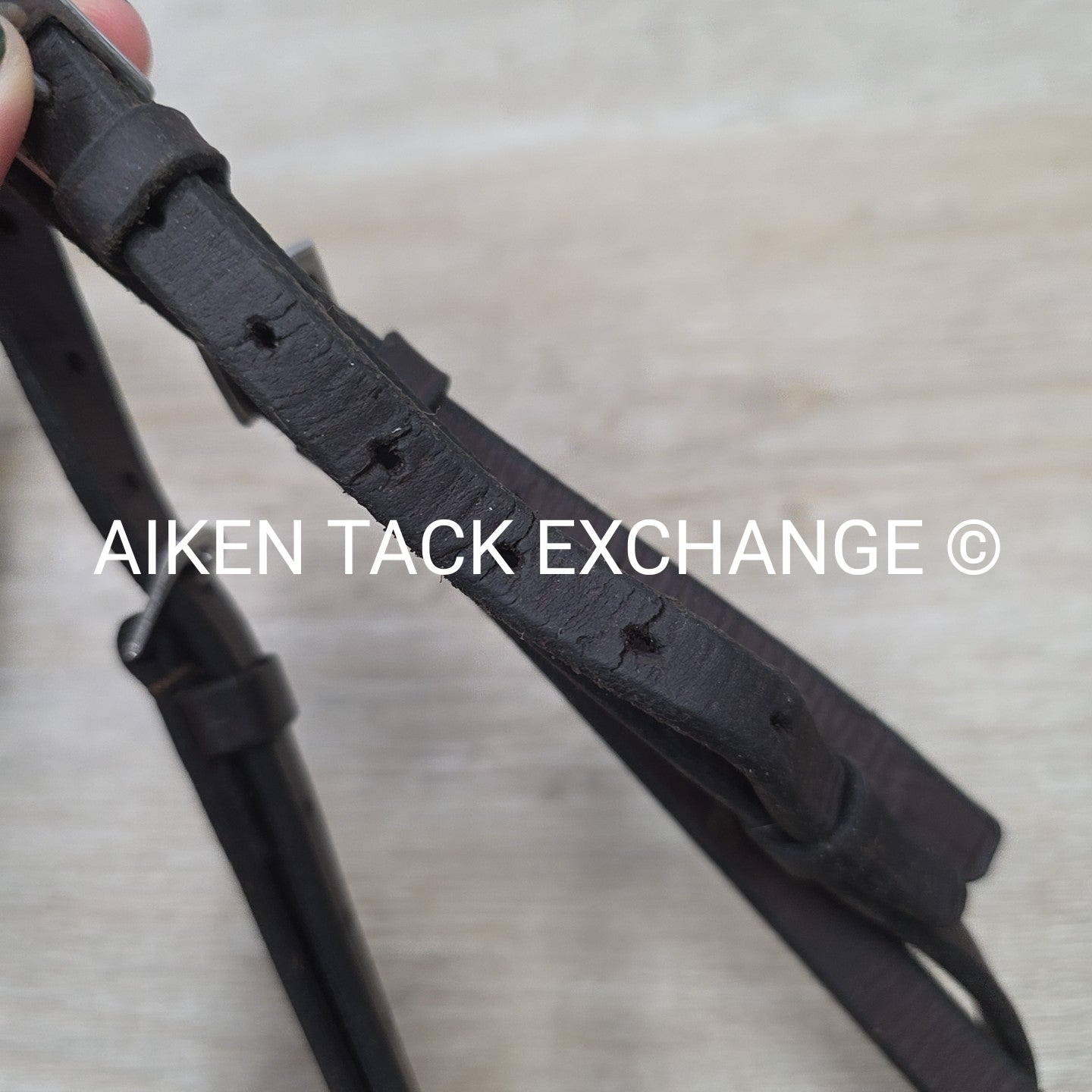 BARGAIN BUNDLE: Dover Saddlery Fancy Stitched Bridle with 2 Pairs Laced Reins &