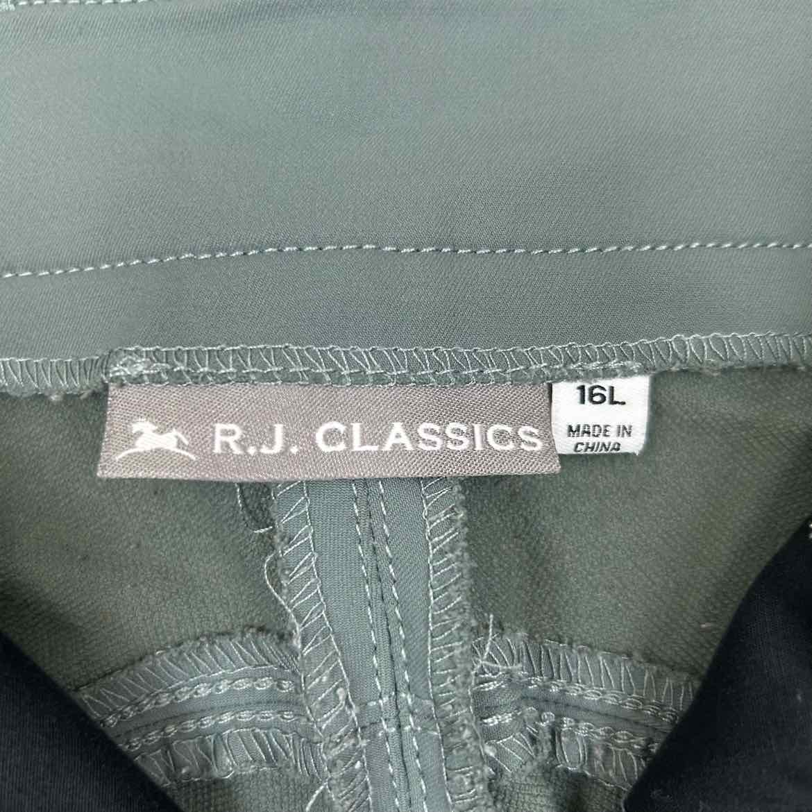 RJ Classics Avery Knee Patch Breeches, Size 16 L