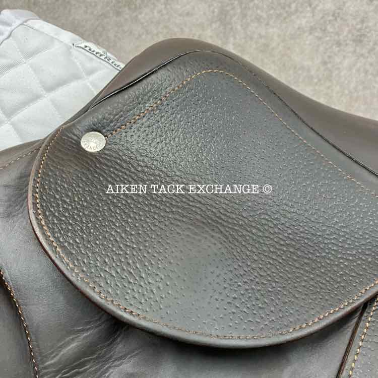 2014 CWD SE09 Monoflap Jump Saddle, 17.5" Seat, 2AA Flap, Medium Tree, Foam Panels