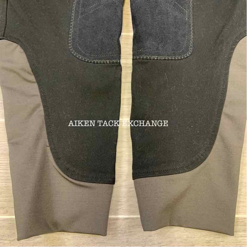 Dover Saddlery Wellesley Front Zip Knee Patch Breeches, Size 36