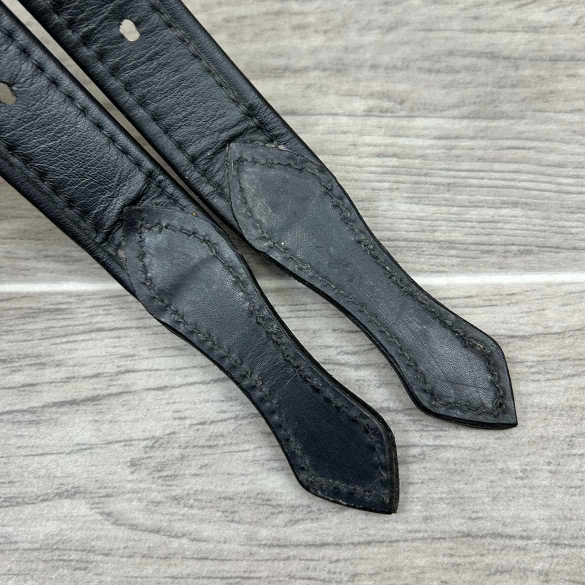 Stubben Wrapped Stirrup Leathers, Black, 62"