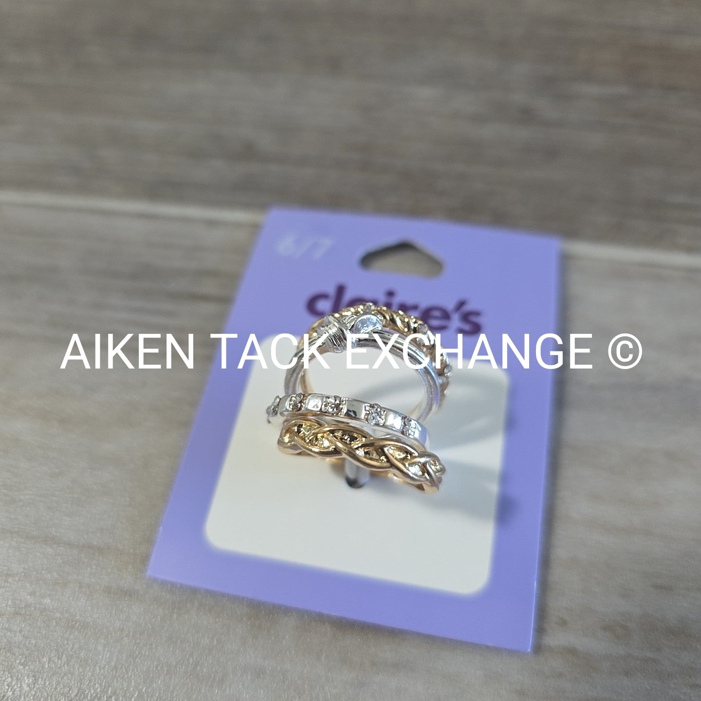 Claire's Stackable Rings - Size 6/7